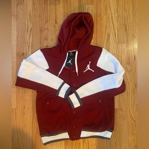 NWT Jordan size Large Bomber button up jacket, never worn